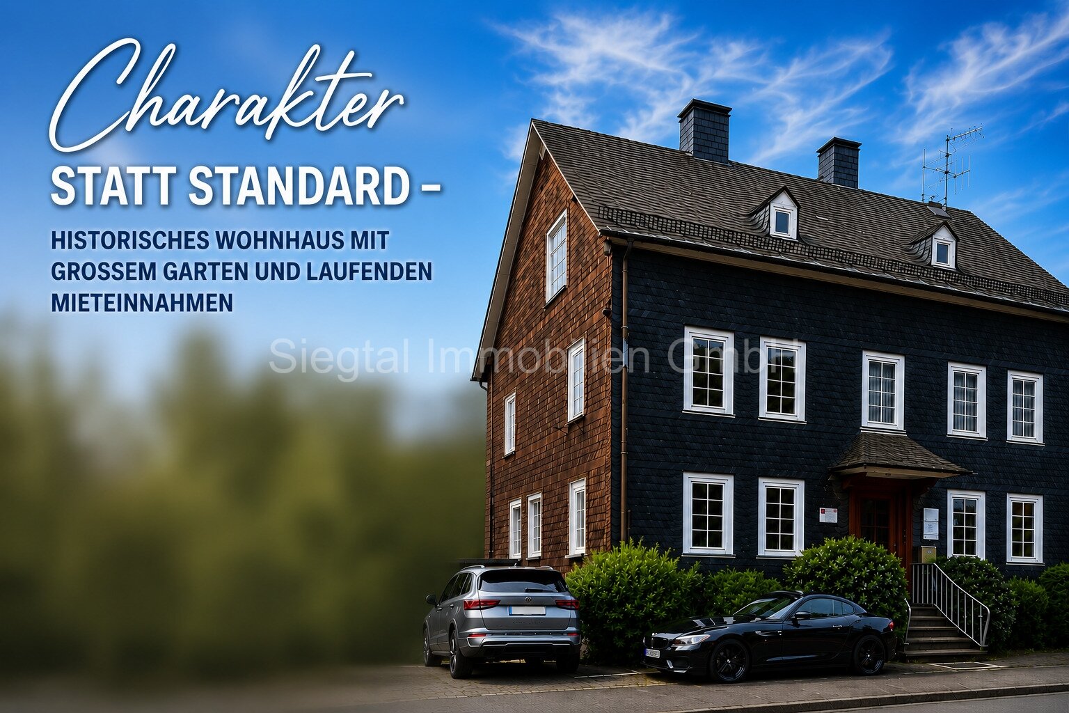 Siegen: Charakter statt Standard in bester Lage von Eiserfeld Siegen: Charakter statt Standard in bester Lage von Eiserfeld